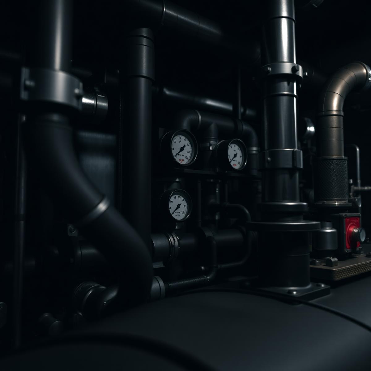 Insulated mechanical piping and boiler installation